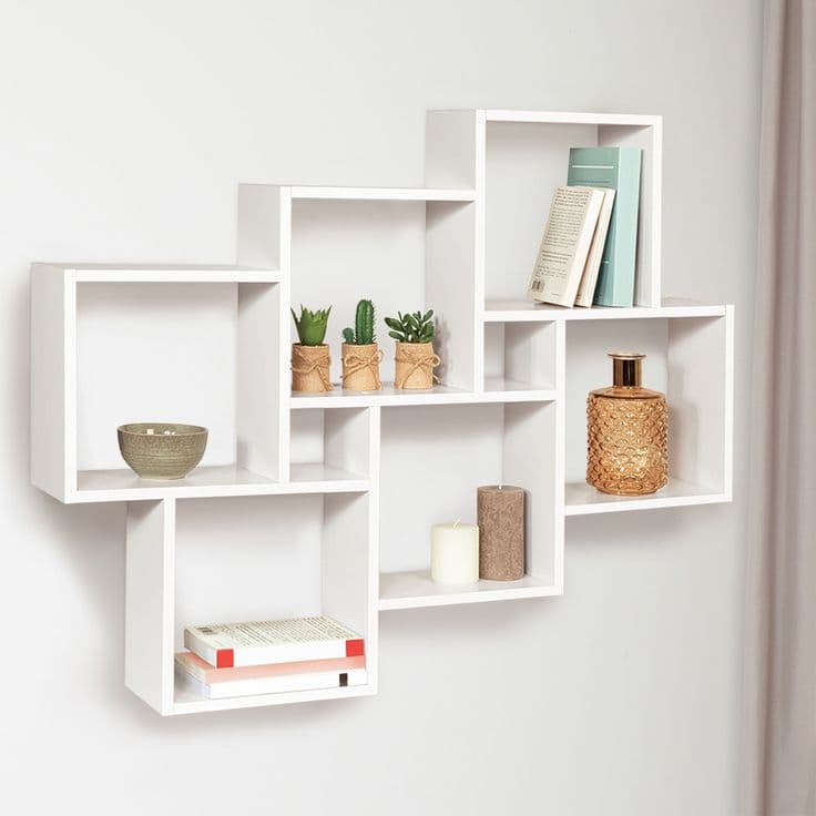 Étagère murale en bois